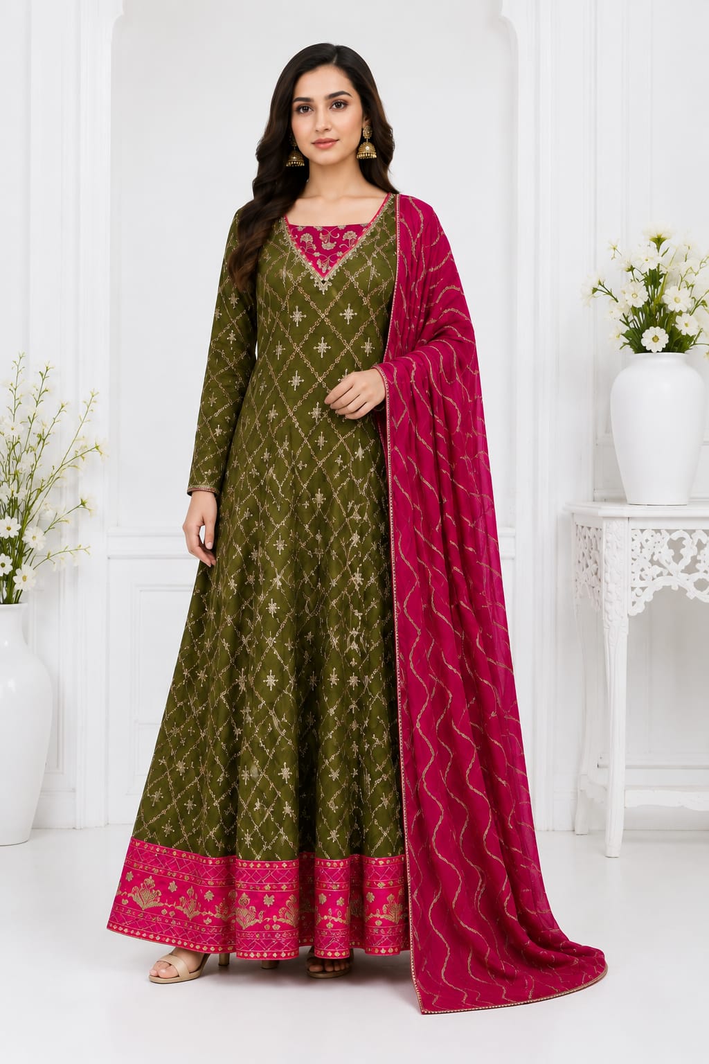 D-1094 | Embroidery Maxi